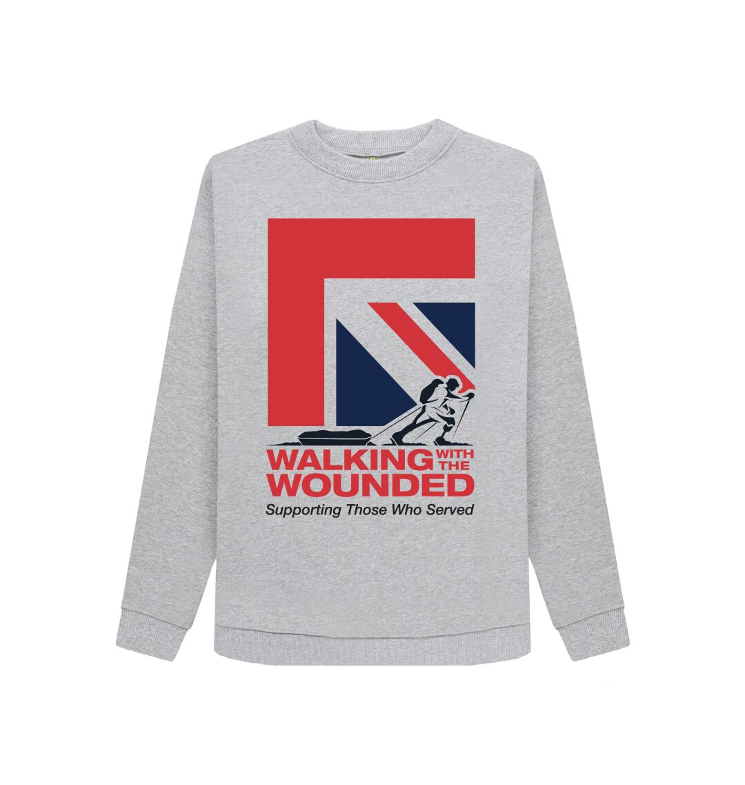 Light Heather WWTW Union Jack Jumper