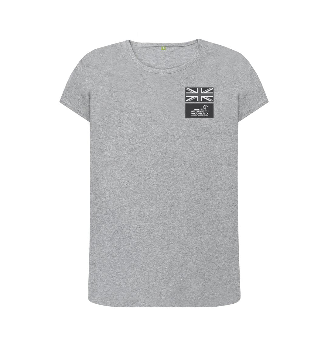 Athletic Grey Union Jack Patches Top