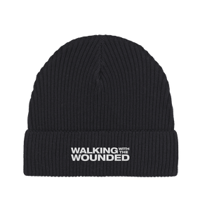 Black WWTW Embroidered Beanie