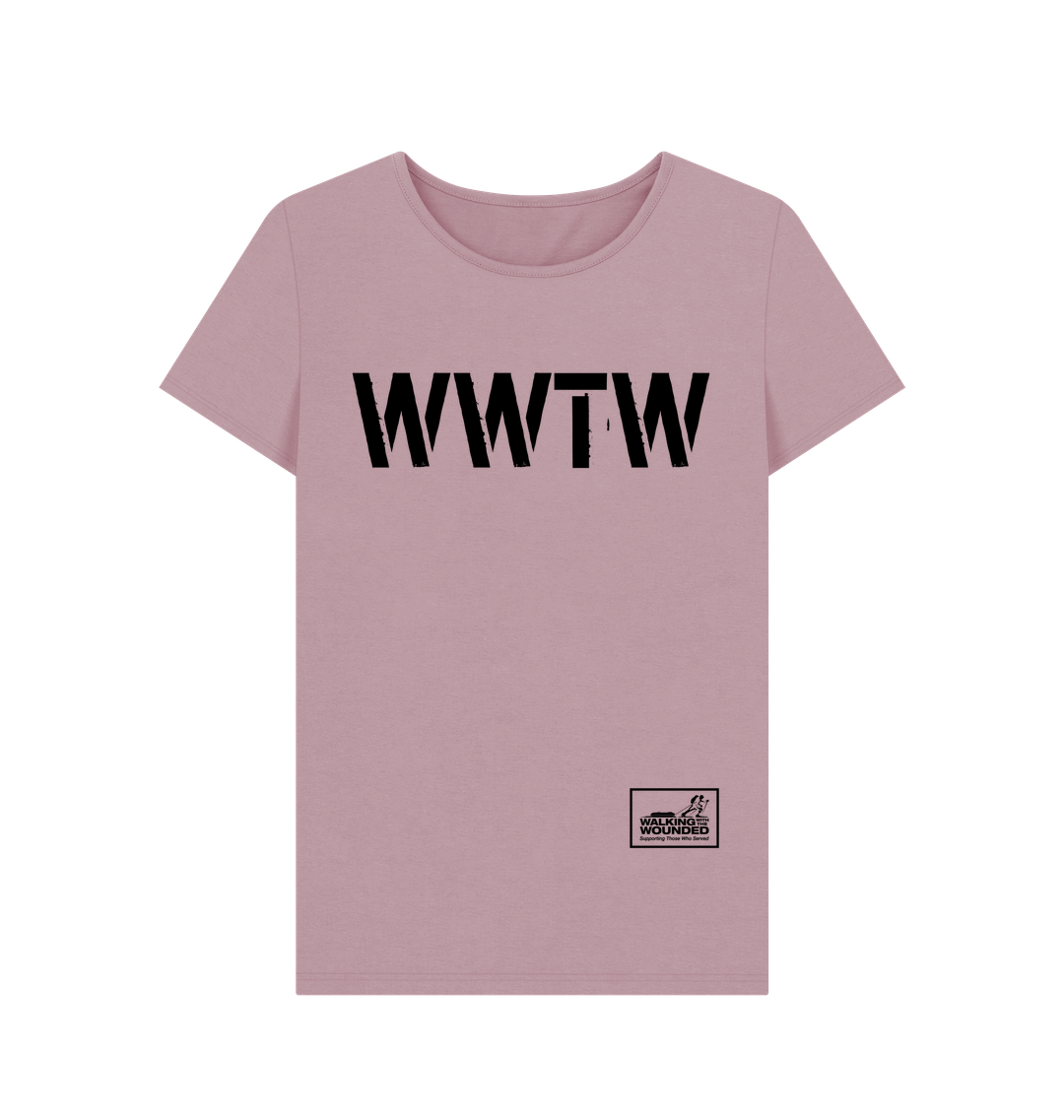 Mauve Printed T-shirt