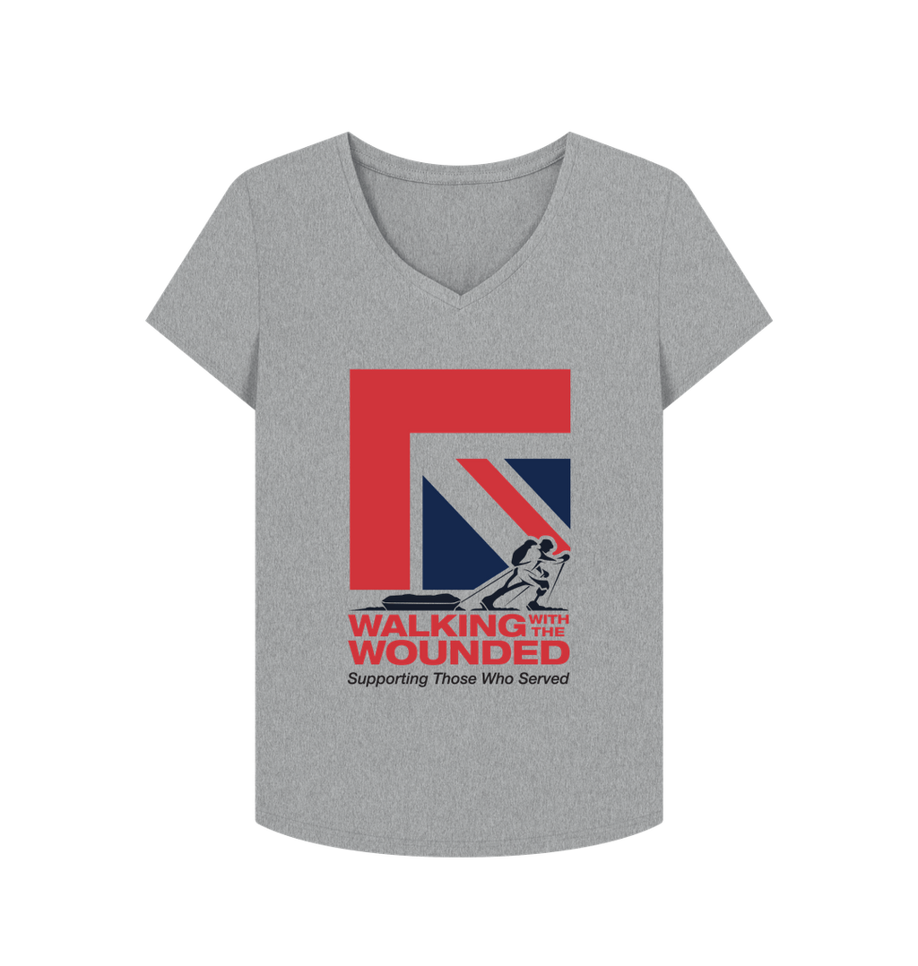 Athletic Grey Printed T-shirt