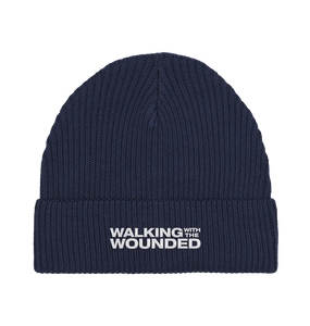 Navy WWTW Embroidered Beanie