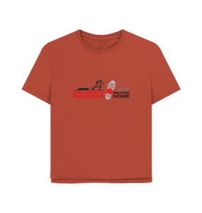 Rust Walking Home Women's T-Shirt