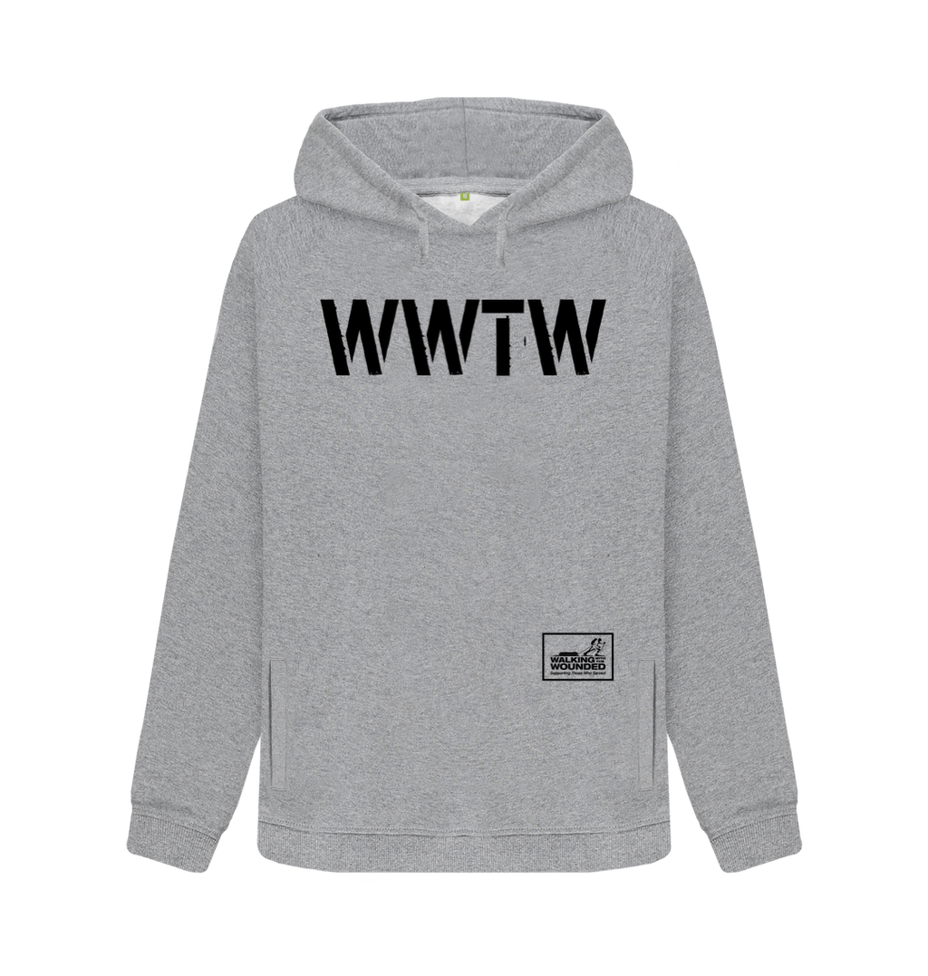 Light Heather Printed Hoody