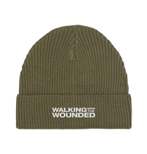 Load image into Gallery viewer, Khaki WWTW Embroidered Beanie
