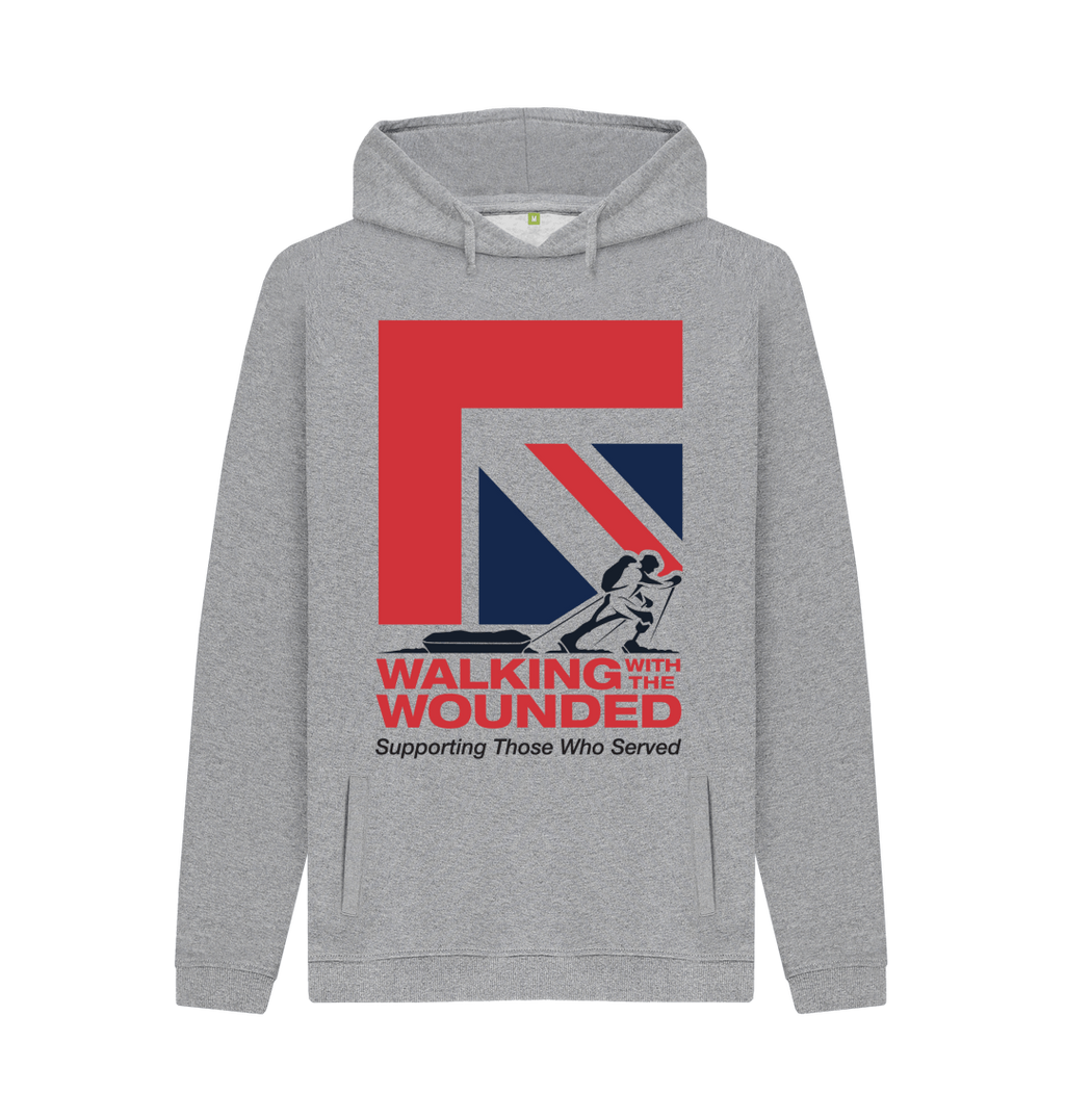 Light Heather Printed Hoody