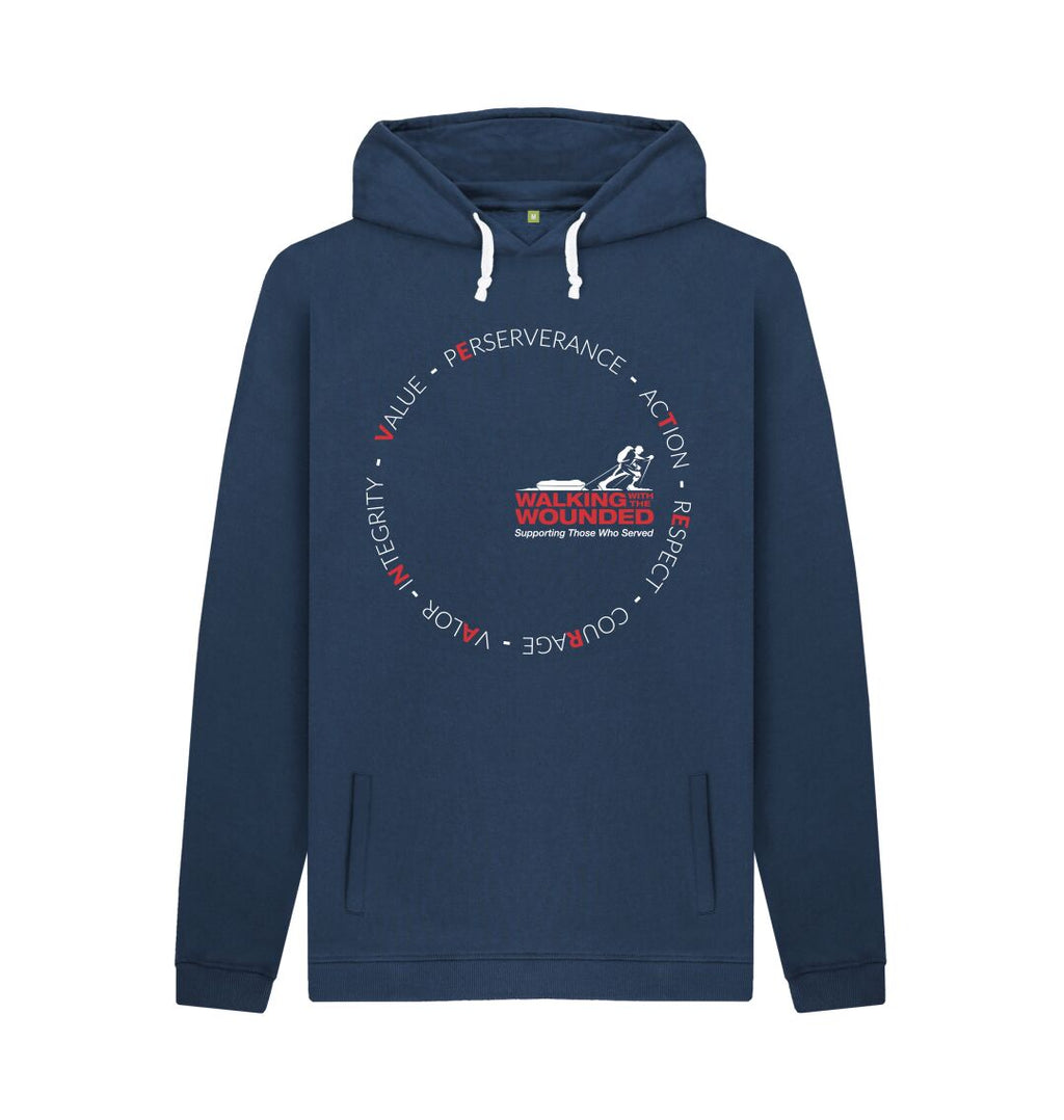 Navy Veteran Circle Hoody