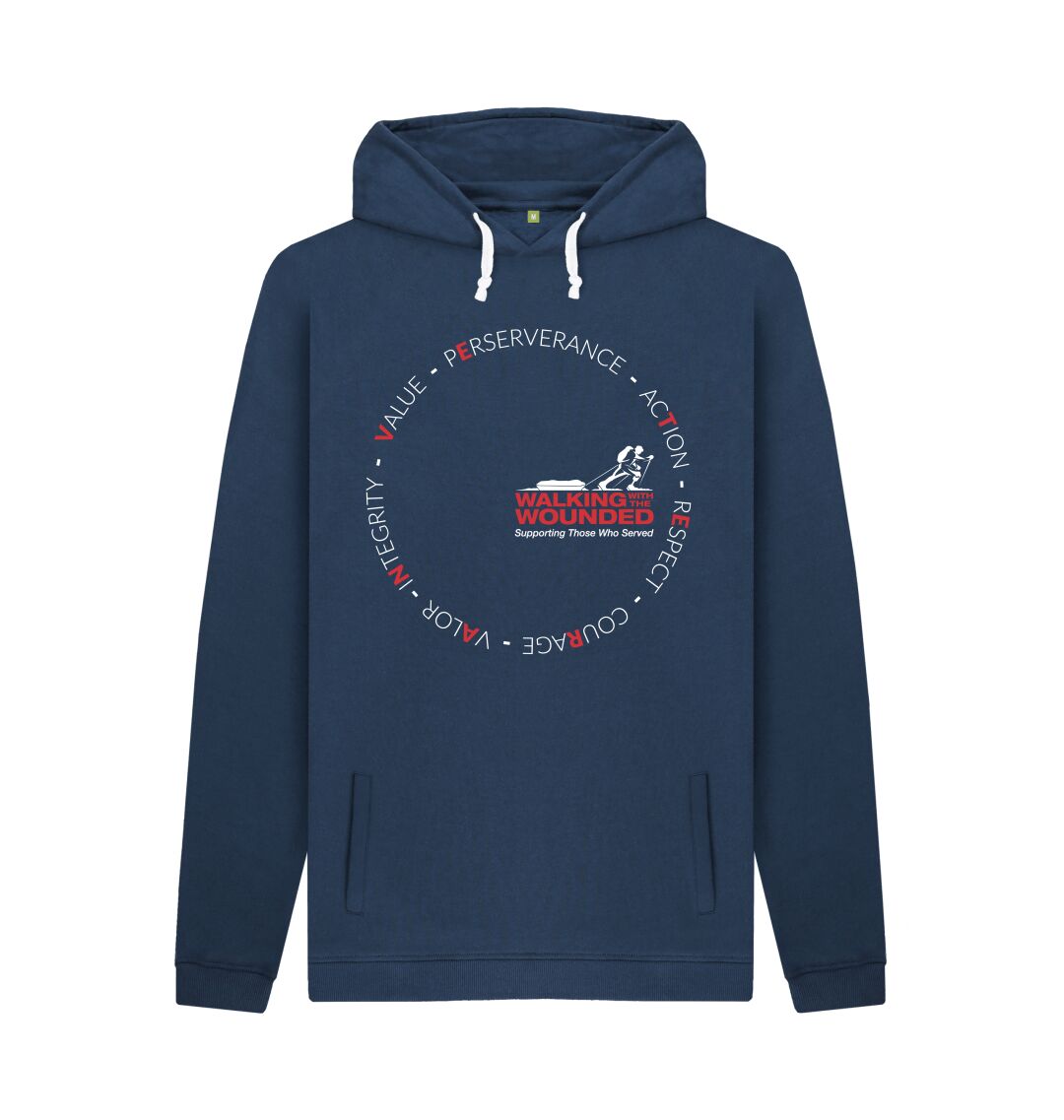 Navy Veteran Circle Hoody