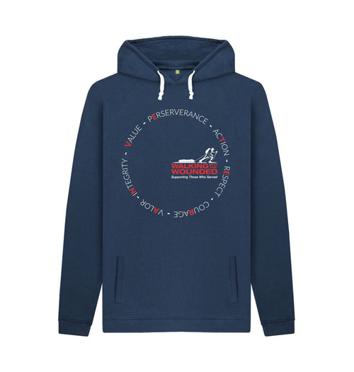 Navy Veteran Circle Hoody