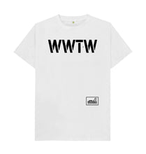 Load image into Gallery viewer, White WWTW Stencil T-shirt
