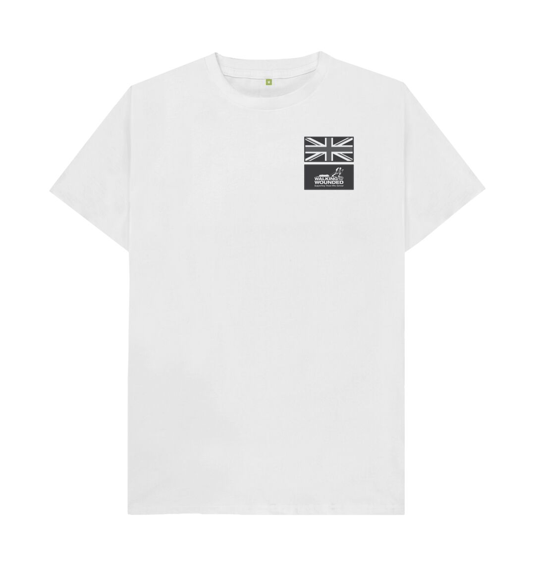 White Union Jack Patches T-shirt