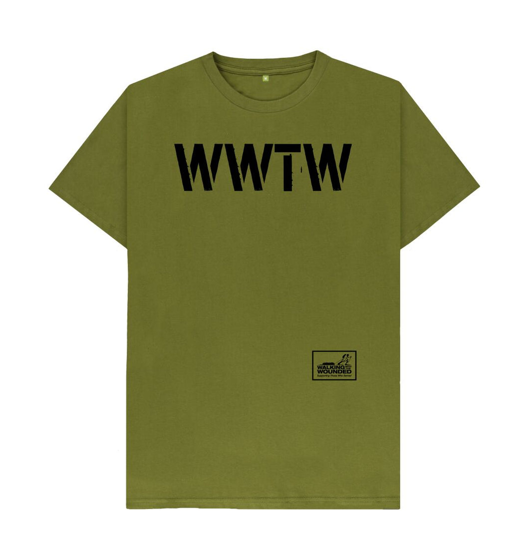 Moss Green WWTW Stencil T-shirt