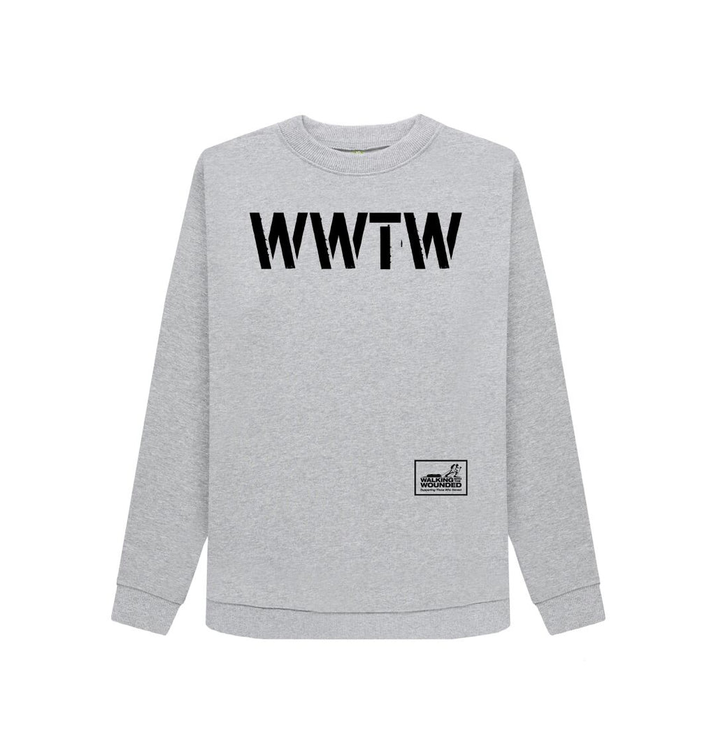 Light Heather WWTW Stencil Jumper