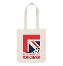 Load image into Gallery viewer, Natural WWTW Union Jack Tote Bag
