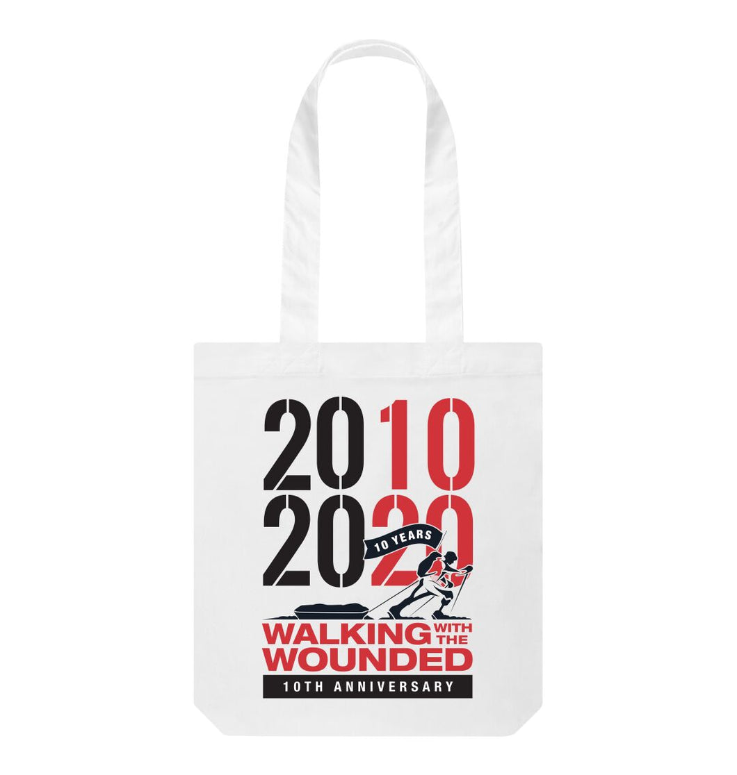 White 2010-2020 Tote Bag