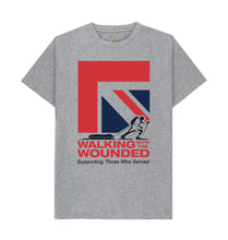 Load image into Gallery viewer, Athletic Grey WWTW Union Jack T-shirt
