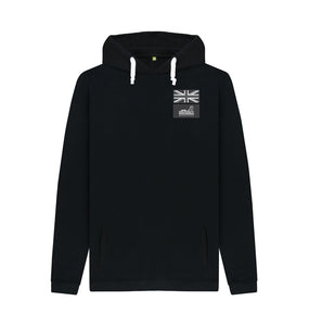 Black Union Jack Patches Hoody