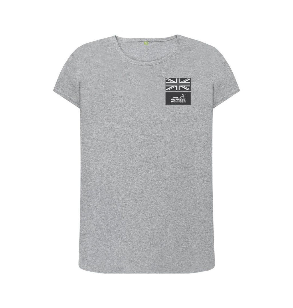 Athletic Grey Union Jack Patches Top