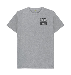 Athletic Grey Union Jack Patches T-shirt