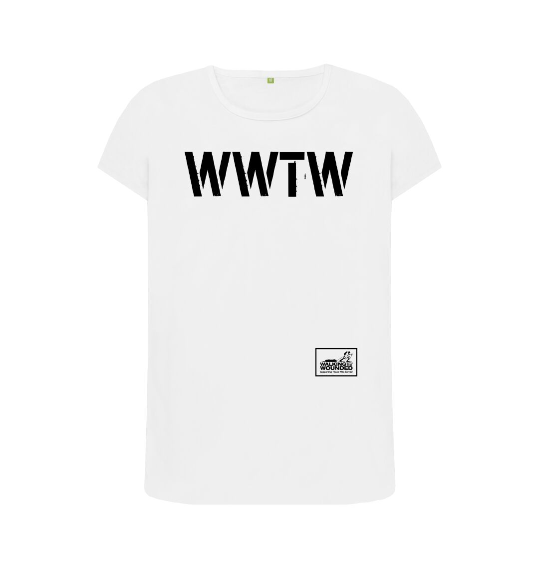 White WWTW Stencil Top
