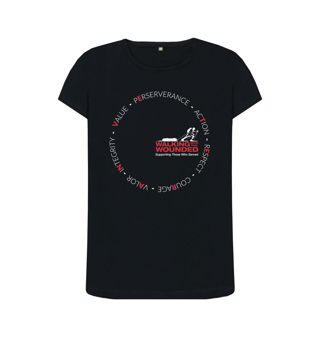 Black Veteran Circle Top