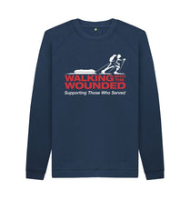 Load image into Gallery viewer, Navy Blue WWTW Logo Sweater

