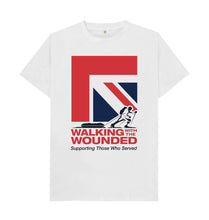 Load image into Gallery viewer, White WWTW Union Jack T-shirt
